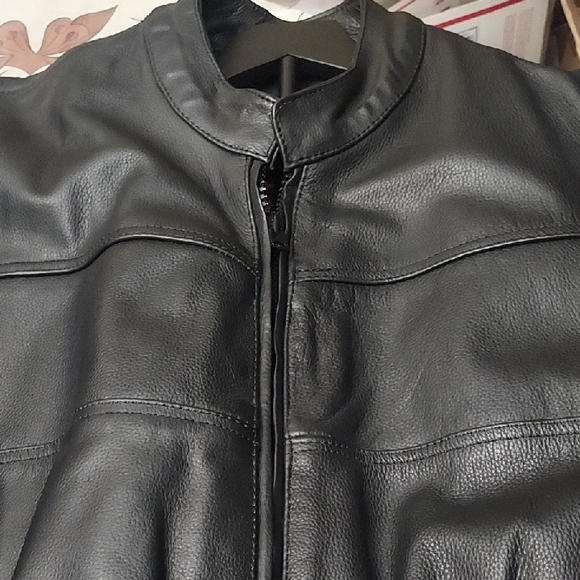 hot leathers Jackets & Blazers - Black Leather Jacket Womens Size 4XL